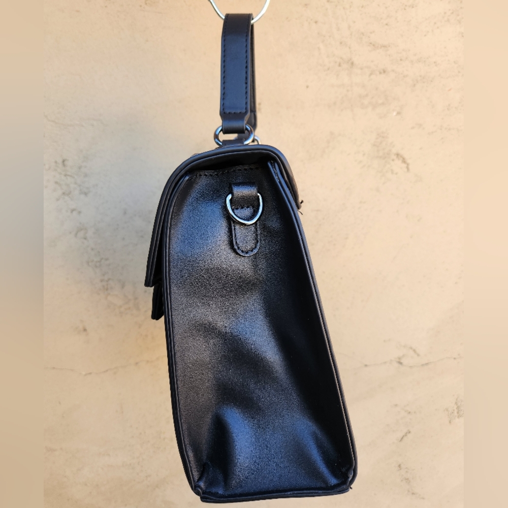 Valentino Orlandi Black Satchel Bag - Picture 5 of 12